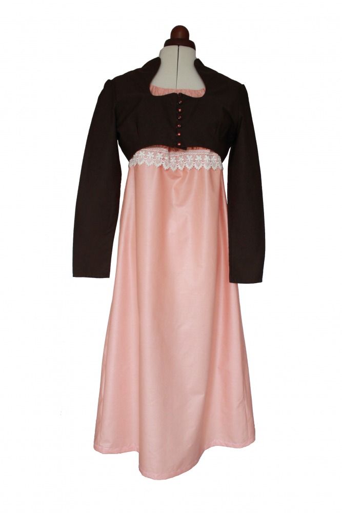 Ladies Petite 18th 19th Regency Jane Austen Day Costume Size 14 - 16 Image